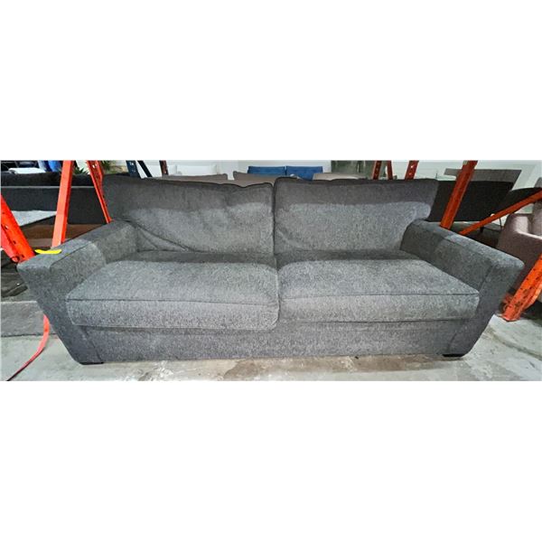 Black sofa (approx. 90in L 43in D 38in H)