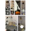 Image 1 : Group of 6 assorted decorative light fixtures (bidder is responsible for removal)