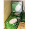 Image 3 : Large group of assorted LED lights ortech 8in LED flush mount, artika LED ceiling lights, 8in recess