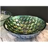 Image 2 : Group of 3 assorted glass & metal decorative sink bowls