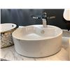 Image 3 : Group of 3 assorted ceramic decorative sinks/bowls - 1 w/faucet