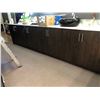 Image 2 : Woodtop w/contact paper kitchen counter cabinet - 2 pce entire unit approx. 27ft x 25in D 3ft H (bid