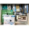 Image 9 : 12 Drawers full of assorted items - bulbs, LED energy savers, 2in mini puck lights, LED step light,