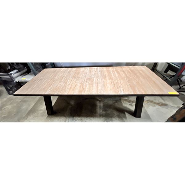 Large wood dining table (approx. 96in L 37in D 30in H)