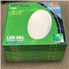 Image 1 : Group of 5 Ortech 60in LED flush mounts (new in box)