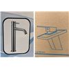 Image 1 : Group of 6 assorted bathroom/lavatory faucets w/pop up drains (new in box)