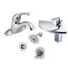 Image 1 : Group of 9 assorted bathroom lavatory faucets (new in box)