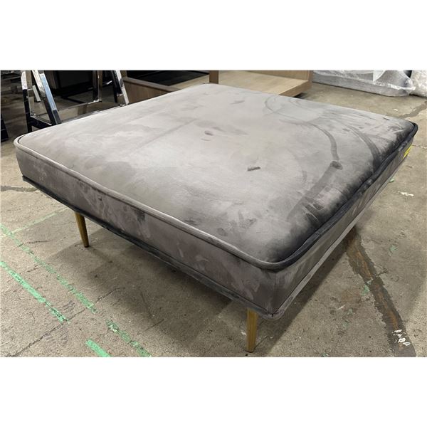 Grey Ottoman