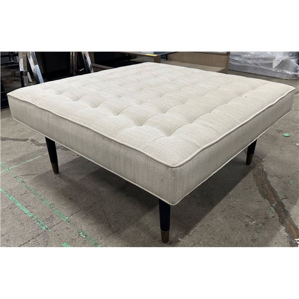 Beige Ottoman