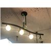 Image 3 : Group of 2 decorative ceiling fans w/ 1 decorative ceiling light (bidder responsible for removal)