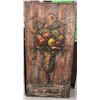 Image 2 : Group of 2 decorative wall hangings 39.5in x 39.5in & 27.5in x 54.5in)