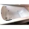 Image 3 : New white contemporary bathtub  (approx. 59in W x 35in D 25in H)