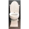 Image 2 : New white toilet seat w/tank & flush handle