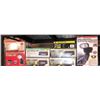 Image 1 : Group of assorted new lighting includes LED rechargeable solar power motion activated flood lights,