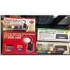 Image 2 : Group of assorted new lighting includes LED rechargeable solar power motion activated flood lights,
