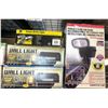 Image 3 : Group of assorted new lighting includes LED rechargeable solar power motion activated flood lights,