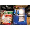 Image 3 : Large group of assorted new lighting includes - LED ceiling lights motion, security lights, flood li