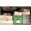 Image 4 : Large group of assorted new lighting includes - LED ceiling lights motion, security lights, flood li