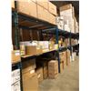 Image 2 : Commercial assorted warehouse pallet racking - includes  - 4 vertical uprights (approx. 114in tall x