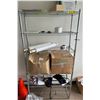 Image 1 : Metal 6 tier shelf approx. 68in H 14in D 35in L (contents on shelf is not included)