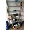 Image 1 : Metal 6 tier shelf approx. 68in H 14in D 35in L (contents on shelf is not included)