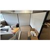 Image 1 : Group of 3 assorted office dividers - Bidder is responsible for removal!