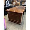 Image 3 : Large mahogany double pedestal desk, finished all around