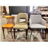 Image 1 : 3 Assorted side chairs