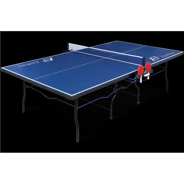 Folding ping pong table w/rackets & balls