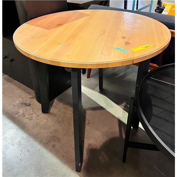 Pine table (33in D x 30in H)