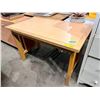 Image 2 : Maple veneer desk (48 W 28in D 30in H)