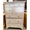 Image 1 : Painted vintage 6-drawer old dressing chest