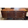 Image 1 : Jetson style walnut sideboard (approx. 66in W 18in D 31in H)