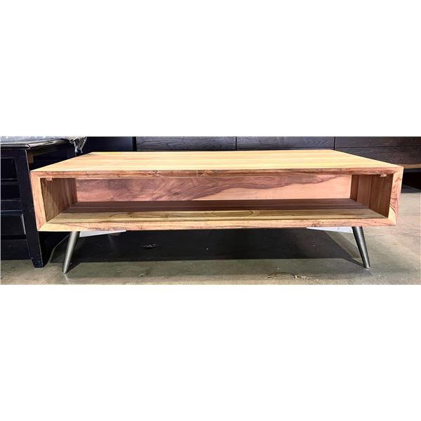 Rosewood coffee table (approx. 47in W 27in D 15in H)