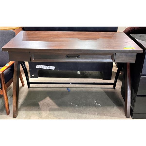 Mazin walnut desk (approx. 48in W 24in 30in H)