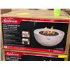 Image 1 : NEW Sunbeam - Pearl Concrete Fire Pit - (Convertible to Natural Gas) - 31 1/2in x 31 1/2in x 14 1/2i