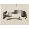 Image 1 : New Kuzco Lighting brushed nickel decorative ceiling light fixture (new in box)