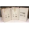 Image 2 : Set of 3 craft made matt black finish light fixtures