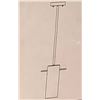 Image 2 : Set of 2 new Amlite lighting white opal glass brushed nickel finish decorative ceiling light fixture