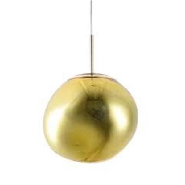 Set of 2 new Bethel decorative light fixtures - golden