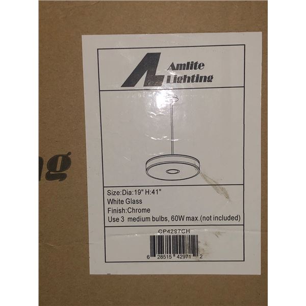 Group of 3 new Amlite Lighting decorative ceiling lights