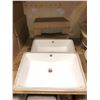 Image 1 : Set of 4 white basins / ceramic sinks