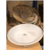 Image 1 : Set of 3 round white ceramic sinks