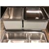 Image 3 : Group of 4 assorted stainless steel sinks