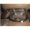 Image 2 : Group of 3 NEW assorted stainless steel sinks