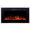 Image 1 : NEW Panther 40" LED built-in electric fireplace (in box)