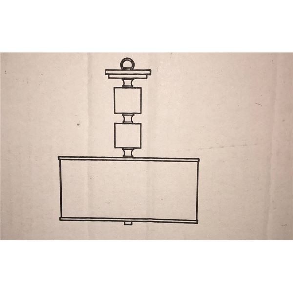 Set of 2 new Ortech semi-flush decorative lights