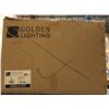 Image 2 : NEW golden lighting decorative chandelier (in box)