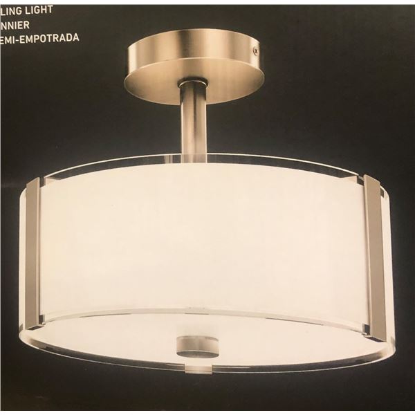 NEW single Artika Subway semi flesh mount ceiling light (in box)