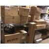 Image 1 : Large group of new assorted decorative lights in boxes w/ rolling rack